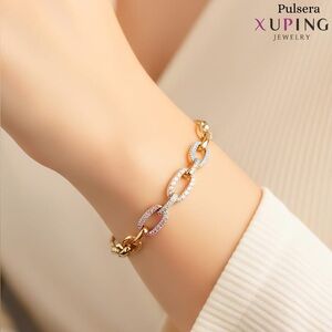 Xuping Elegant Gold and Silver Bracelet